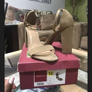 Used Size 12 Merona 5” Heel In Taupe
